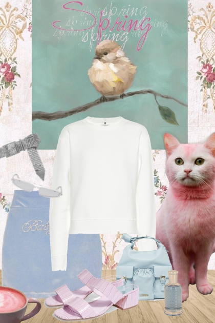Pastel Cat- Fashion set