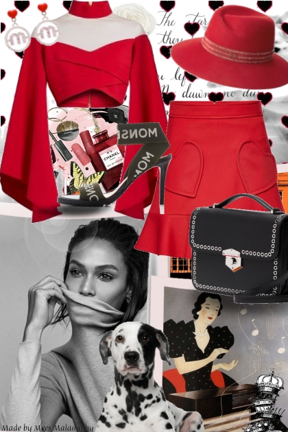 Red lady- Fashion set