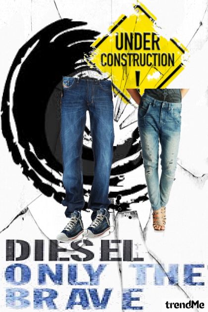 diesel construction- combinação de moda