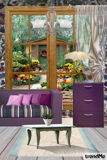 The Purple Room- combinação de moda