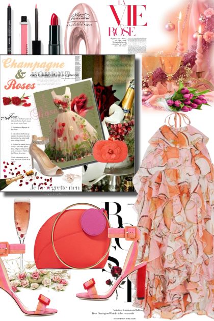 Champagne & Roses- Combinaciónde moda