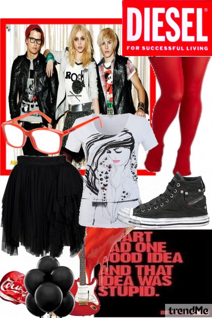 RED Diesel....- Fashion set