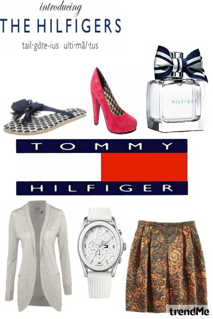 Hilfiger plakat- Модное сочетание