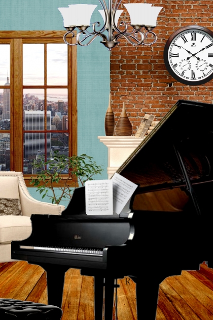 Piano Room- combinação de moda