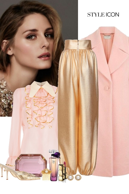 Pink & Gold - Modna kombinacija