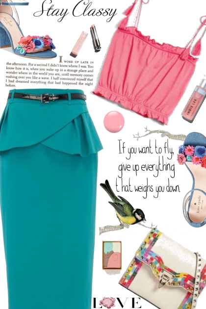 Stay classy and colorful!- Fashion set