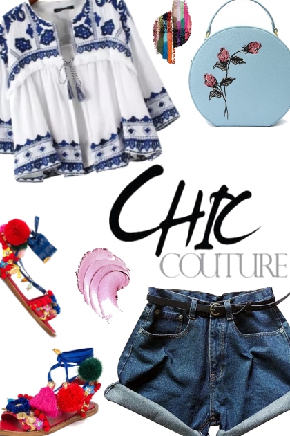 Chic couture- Combinazione di moda