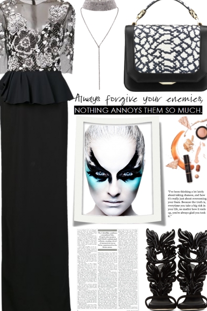 Black&white- Combinazione di moda
