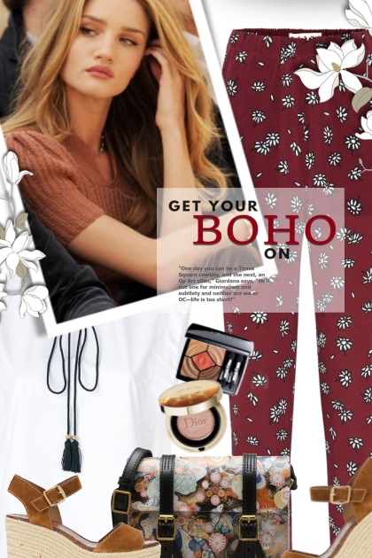 Get Your Boho On- Combinazione di moda