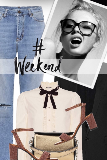 #Weekend- combinação de moda