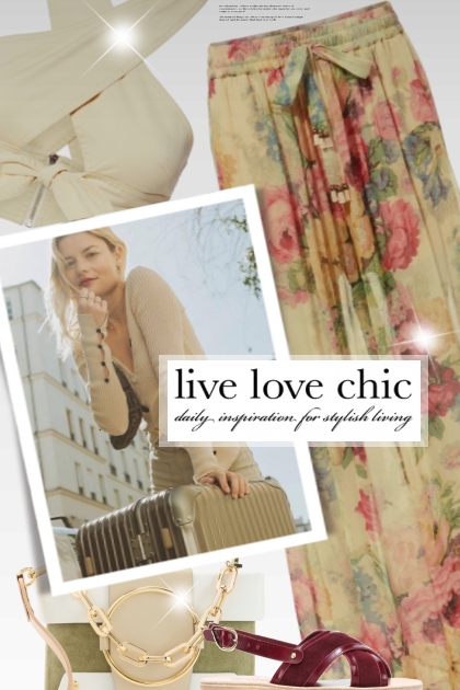 live love chic- Combinazione di moda