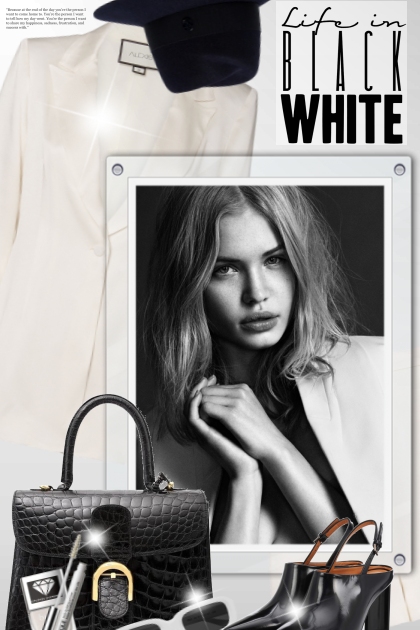 Black&White- Combinazione di moda