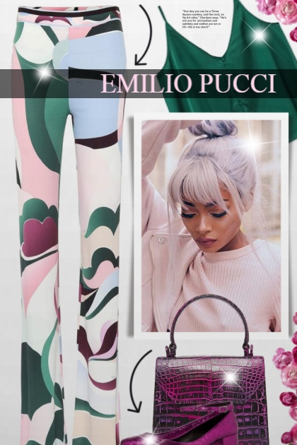 EMILIO PUCCI- combinação de moda