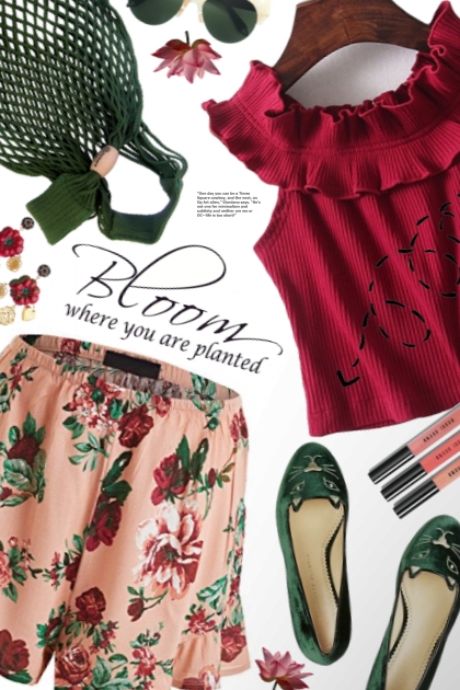 Bloom where you are planted- Fashion set