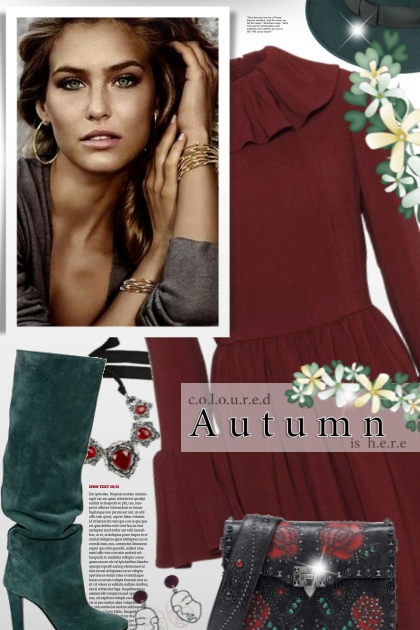 coloured Autumn is here- Fashion set