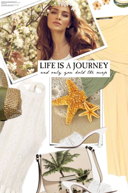  Life is a Journey- combinação de moda