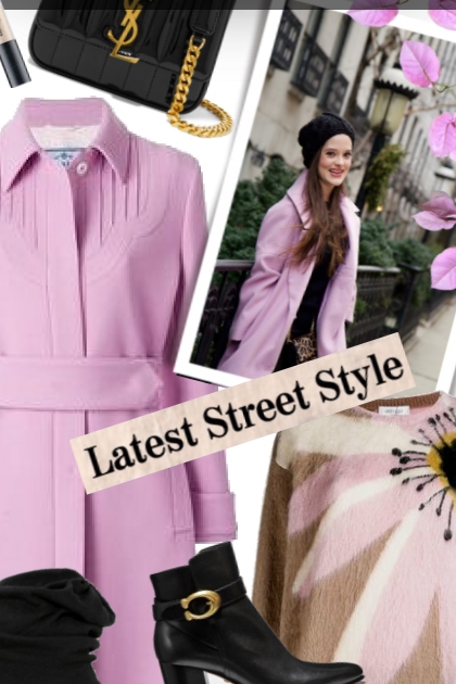 Latest Street Style- combinação de moda