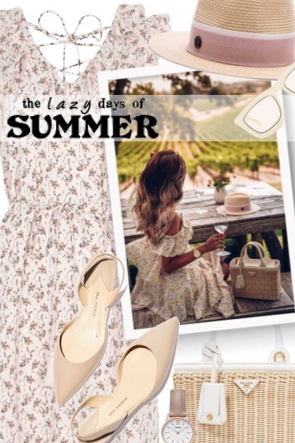 the lazy days of summer- Fashion set