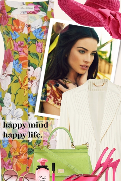 happy mind, happy life- Combinaciónde moda