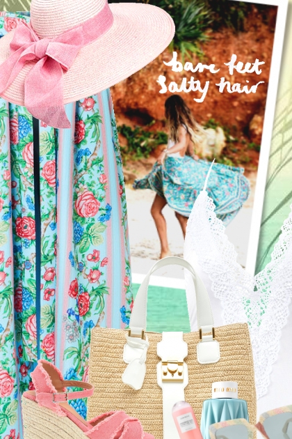 bare feet and salty hair- Fashion set