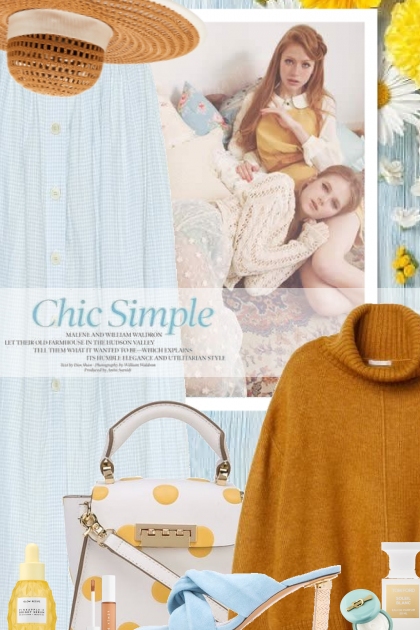   Chic Simple- Combinazione di moda