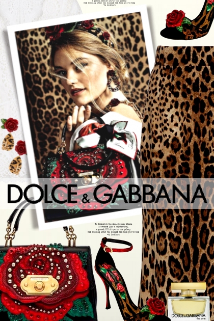 DOLCE & GABBANA- Modekombination