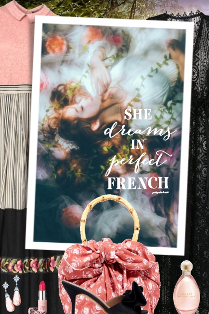 she dreams in perfect french- combinação de moda