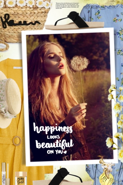 happiness looks beautiful on you- Modna kombinacija