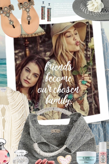 friends become our chosen family- Fashion set