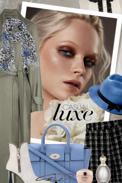 casual luxe- combinação de moda