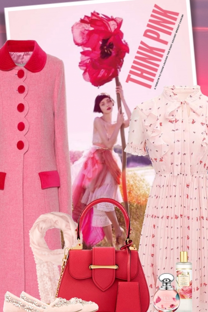 Think Pink- Combinazione di moda