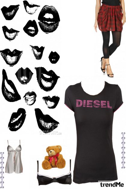 Diesel kiss- Modekombination