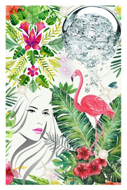 Tropical window- Combinazione di moda