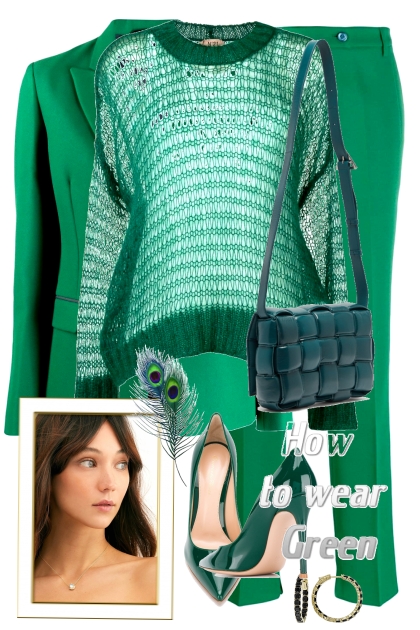 Wear green- Combinazione di moda