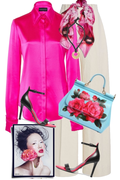 Pink 21- combinação de moda
