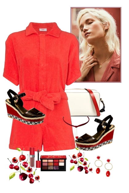 Red look- Combinaciónde moda