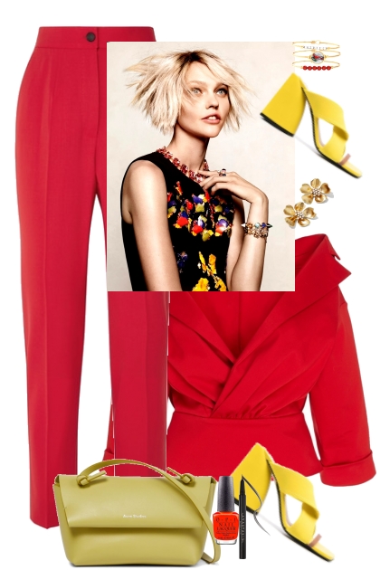 Red Is- Combinazione di moda
