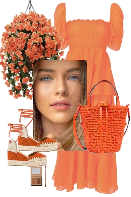 Orange woman- Fashion set