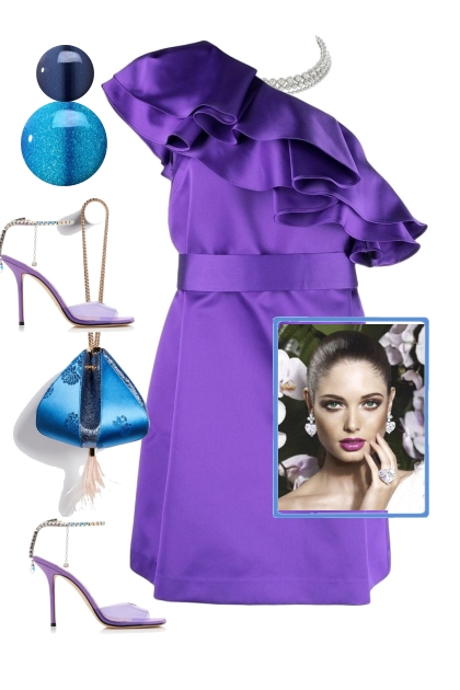 Violet- combinação de moda