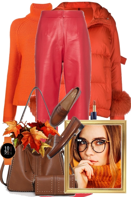 Orange Fall- Combinazione di moda