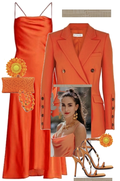 Orange total- Fashion set