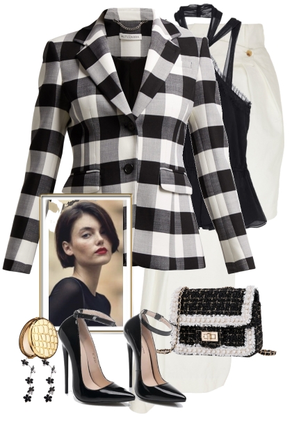 Black and white fall style - combinação de moda