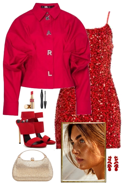 Red gold- Combinazione di moda