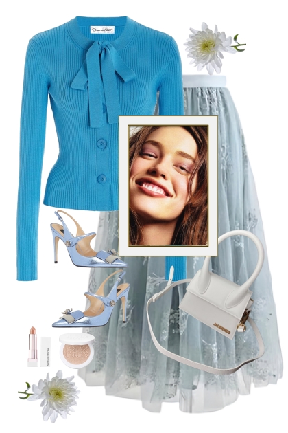 Blue sky- Combinazione di moda