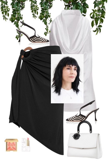 Black and white style - combinação de moda