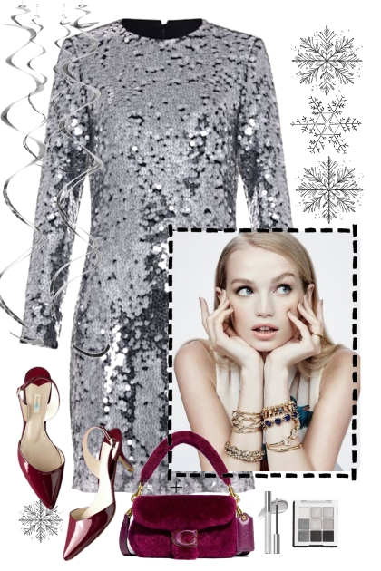 Glitter silver- Fashion set