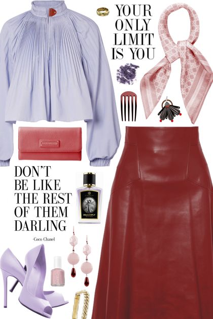 Lilac & Red- Fashion set