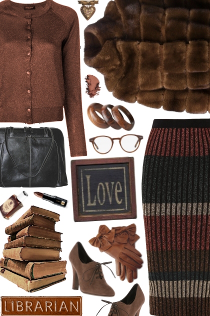 Librarian Chic- Fashion set