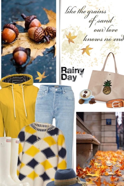 Rainy Day- Combinazione di moda