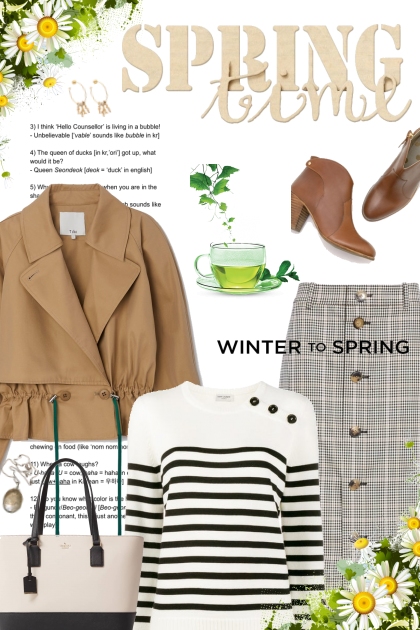 Winter to Spring- Combinazione di moda
